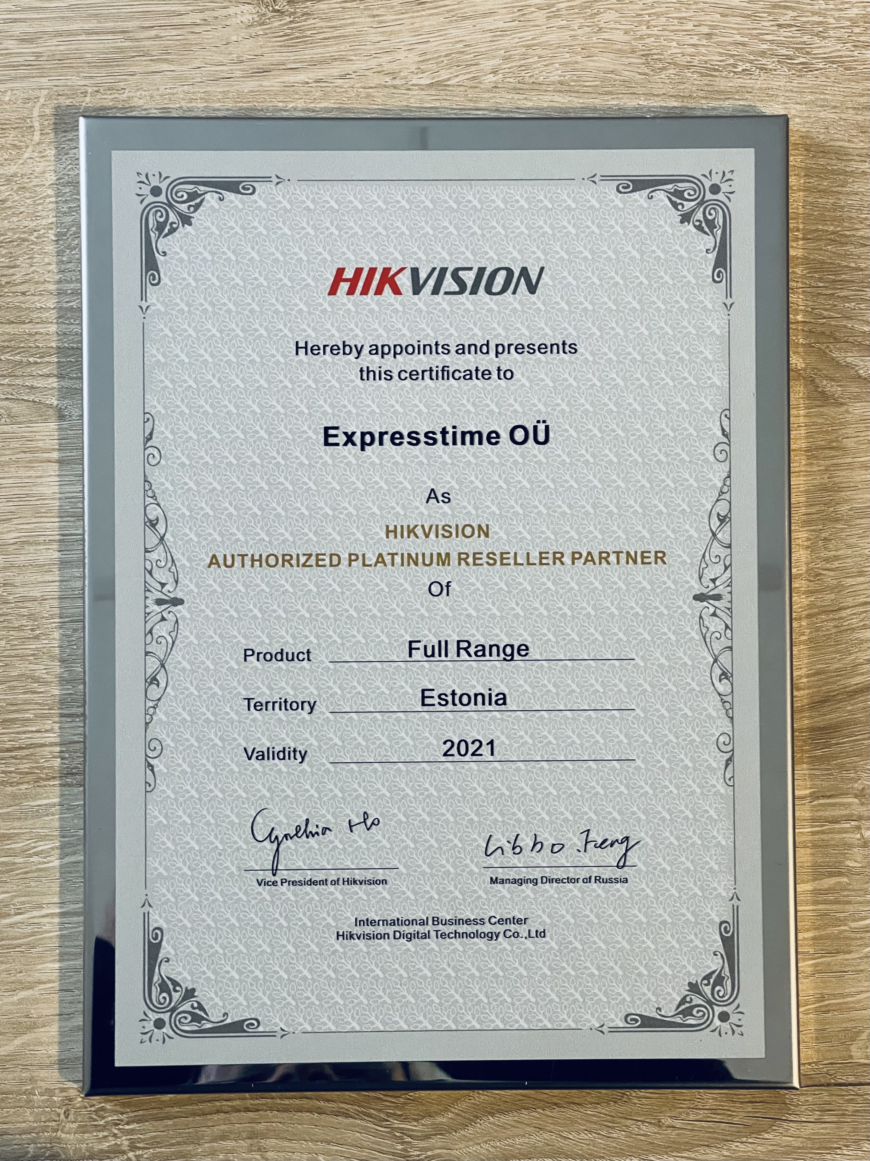 Techniciens certifiés Hikvision
